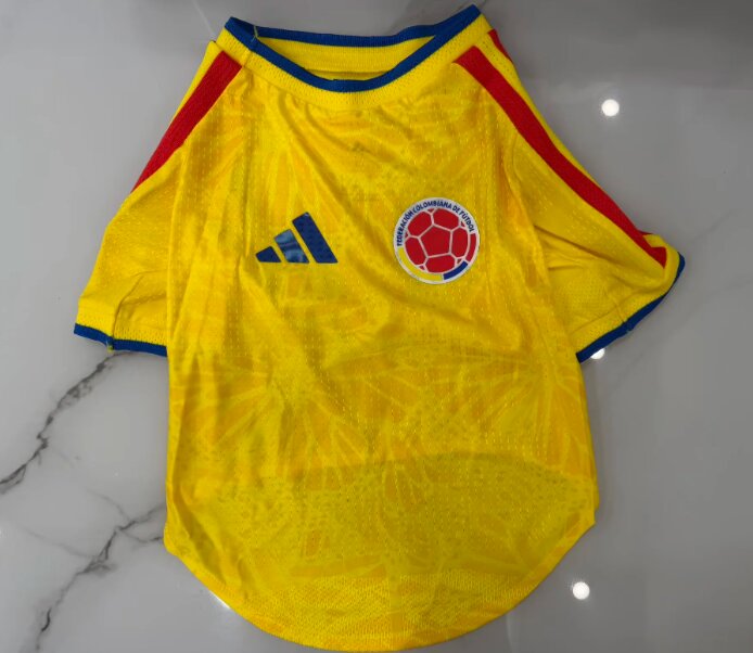 Colombia 2026 World Cup Home Pet Jersey
